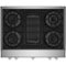 JennAir - RISE 36" Built-In Gas Cooktop - Stainless Steel-Front_Standard