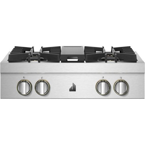 Photos - Hob RISE JennAir -  30" Built-In Gas Cooktop - Stainless Steel JGCP430HL 