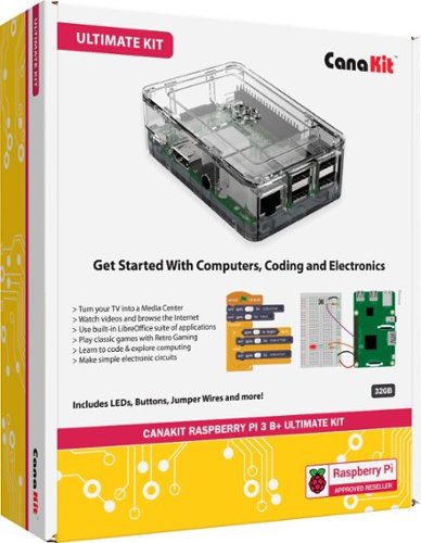 CanaKit - Raspberry Pi 3 Model B+ Ultimate Kit - Clear-Front_Standard 