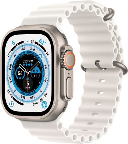 

Apple Watch Ultra (GPS + Cellular) 49mm Titanium Case with White Ocean Band - Titanium (AT&T)