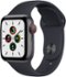 Apple Watch SE (1st Generation GPS + Cellular) 40mm Space Gray Aluminum Case with Midnight Sport Band - Space Gray (Verizon) - (2020)-Front_Standard
