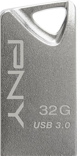  PNY - Mini Metal 32GB USB 3.0 Type A Flash Drive - Silver