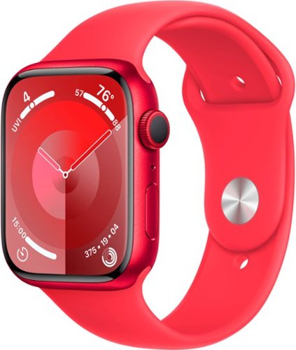 Apple Watch Series 9 (GPS) 45mm (PRODUCT)RED Aluminum Case with (PRODUCT)RED Sport Band - S/M - (PRODUCT)RED