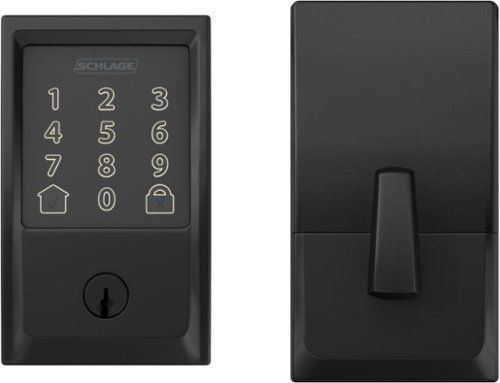 Schlage Encode Wi-Fi Touch Screen Deadbolt - Matte Black WORLDWIDE DELIVERY