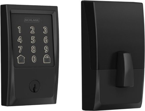 Schlage Encode Wi-Fi Touch Screen Deadbolt - Matte Black GLOBAL SHIPPING