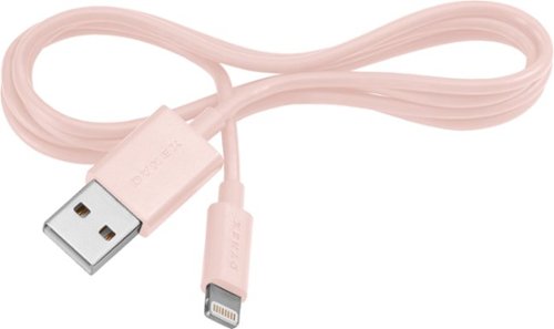Dynex™ 3' MFi Lightning Cable for Apple iPhone, iPad, or iPod - Pink Sand WORLDWIDE DELIVERY