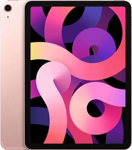 Apple - 10.9-Inch iPad Air  - (4th Generation) with Wi-Fi + Cellular - 64GB - Rose Gold (Unlocked)