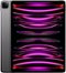 Apple - 12.9-Inch iPad Pro (6th Generation) M2 Wi-Fi + Cellular - 256GB - Space Gray (Unlocked)-Front_Standard