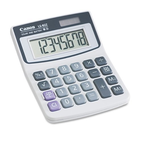 Canon - 4075A007 8-Digit LCD LS82Z Minidesk Calculator - false-Front_Standard 