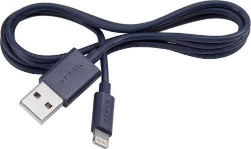 Dynex™ 3' MFi Lightning Cable for Apple iPhone, iPad, or iPod - Midnight Blue WORLDWIDE DELIVERY