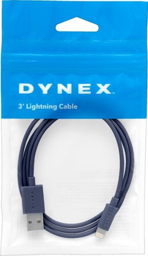 Dynex™ 3' MFi Lightning Cable for Apple iPhone, iPad, or iPod - Midnight Blue GLOBAL SHIPPING
