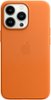 Apple - iPhone 13 Pro Leather Case with MagSafe - Golden Brown-Front_Standard