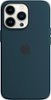 Apple - iPhone 13 Pro Silicone Case with MagSafe - Abyss Blue-Front_Standard