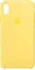 Apple - iPhone® XS Max Silicone Case - Canary Yellow-Front_Standard