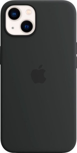 Apple - iPhone 13 Silicone Case with MagSafe - Midnight