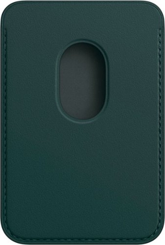 Apple - iPhone Leather Wallet with MagSafe - Forest Green-Angle_Standard 