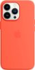 Apple - iPhone 13 Pro Silicone Case with MagSafe - Nectarine-Front_Standard