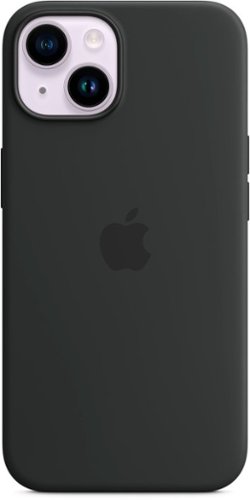 Apple - iPhone 14 Silicone Case with MagSafe - Midnight-Angle_Standard 
