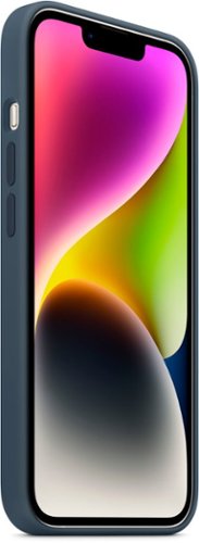 Apple - iPhone 14 Silicone Case with MagSafe - Storm Blue-Alt_View_Standard_11 