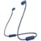 Sony - WI-C310 Wireless In-Ear Headphones - Blue-Front_Standard