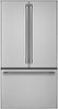 Café - 23.1 Cu. Ft. French Door Counter-Depth Smart Refrigerator with TwinChill Evaporators - Stainless Steel-Front_Standard