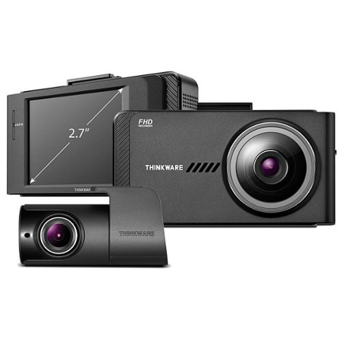 THINKWARE X700 Front and Rear Camera Dash Cam - Black/Dark Gray BUY IN SINGAPORE