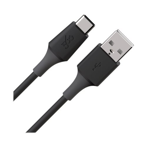 360 Electrical Infuse 6' USB Type C-to-USB Type A Cable - Black WORLDWIDE DELIVERY