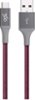 360 Electrical - Habitat 4' USB Type A-to-Micro-USB Cable - Cranberry-Angle_Standard