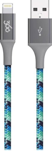 360 Electrical - Habitat 4' USB-to-Lightning Charge-and-Sync Cable - Turquoise-Front_Standard 