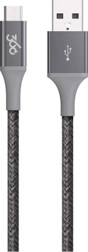 360 Electrical - Habitat 4' USB Type A-to-Micro-USB Cable - Charcoal-Angle_Standard 