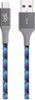 360 Electrical - Habitat 4' USB Type A-to-Micro-USB Cable - Azure-Angle_Standard