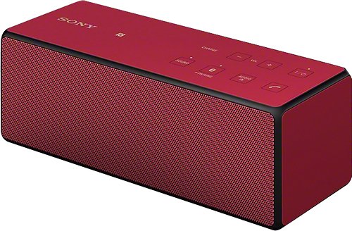  Sony - Portable Bluetooth Speaker - Red