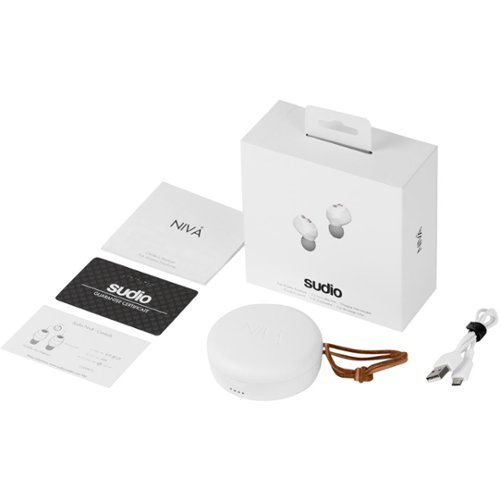 Sudio Nivå Wireless In-Ear Headphones - White WORLDWIDE DELIVERY