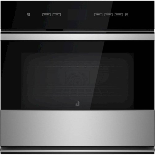 JennAir - NOIR 30" Built-In Single Electric Convection Wall Oven - Floating glass black