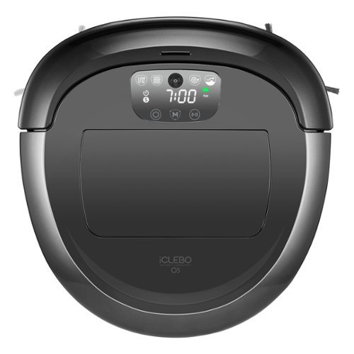  Yujin Robot - iClebo O5 Wi-Fi Connected Robot Vacuum - Gray/Black