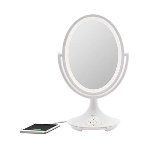 iHome - ICVBT6W Portable Bluetooth Speaker - White-Front_Standard 