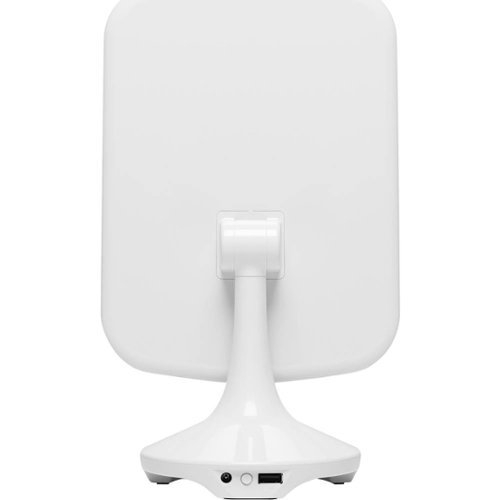 iHome 7 x 9 LED Vanity Mirror with Built-in Bluetooth Speaker - White GLOBAL SHIPPING
