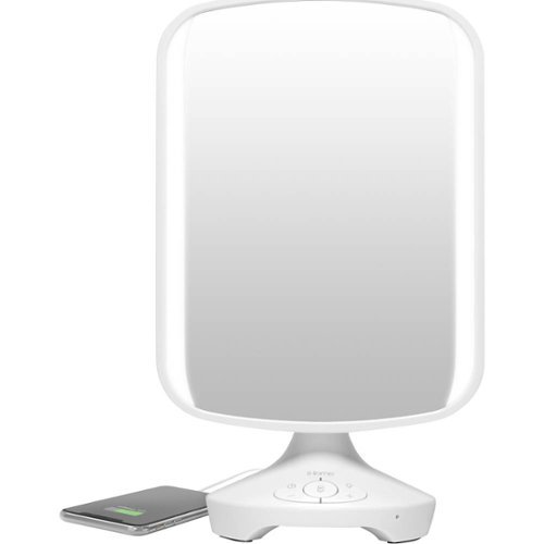 iHome 7 x 9 LED Vanity Mirror with Built-in Bluetooth Speaker - White HOW TO BUY