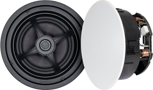 Sonance - MAG8R - Mag Series 8" 2-Way In-Ceiling Speakers (Pair) - Paintable White