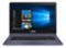ASUS - VivoBook Flip 12 J202NA 2-in-1 11.6" Touch-Screen Laptop - Intel Celeron - 4GB Memory - 64GB eMMC Flash Memory - Star Gray-Front_Standard