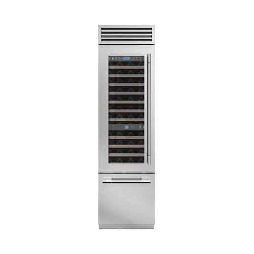 Fulgor Milano - Sofia Professional Series 54-Bottle Built-In Dual Zone Wine Cooler - Stainless steel