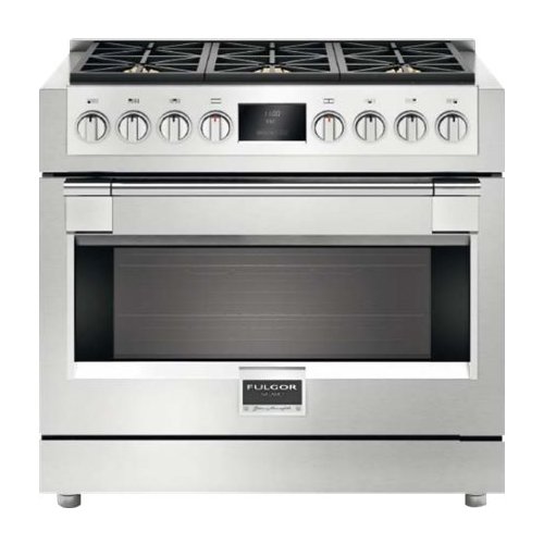 Fulgor Milano - 4.4 Cu. Ft. Freestanding Gas Convection Range - Stainless steel