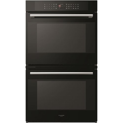 Fulgor Milano - 700 Series 29.7" Built-In Double Electric Convection Wall Oven - Black