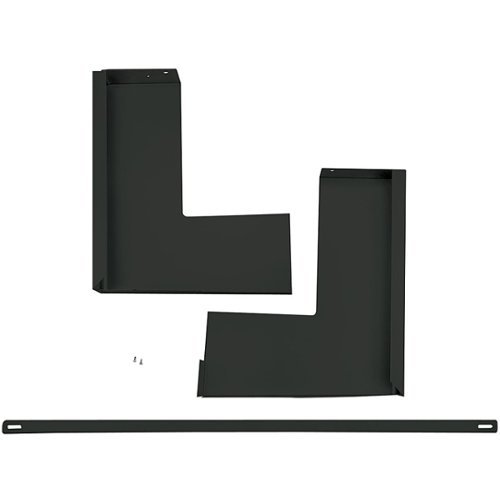 GE - 36" Over-the-Range Microwave Accessory Filler Kit - Black Stainless Steel-Front_Standard 