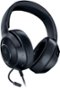 Razer - Kraken X Wired Gaming Headset for PC, PS5, PS4, Switch, Xbox X|S, and Xbox One - Black-Front_Standard 