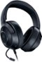 Razer - Kraken X Wired Gaming Headset for PC, PS5, PS4, Switch, Xbox X|S, and Xbox One - Black-Front_Standard