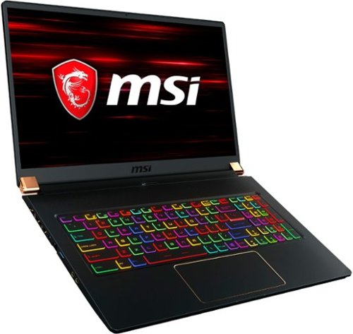 MSI 17.3 Gaming Laptop - Intel Core i7 - 16GB Memory - NVIDIA GeForce RTX 2070 Max-Q - 1TB Solid State Drive - Matte Black With Gold Diamond Cut BUY ONLINE