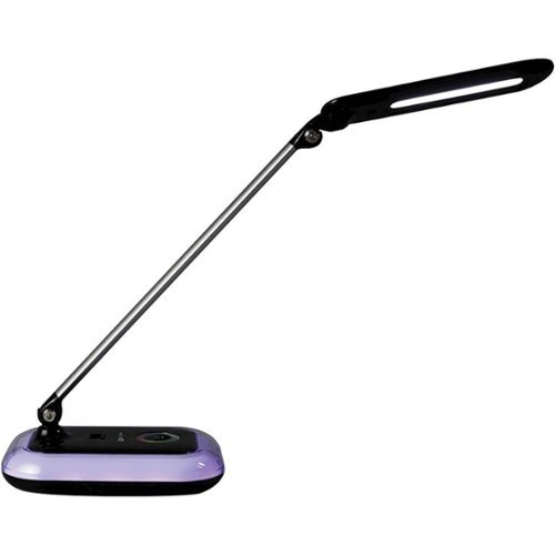 

OttLite - Glow LED Desk Lamp with USB Port - Black