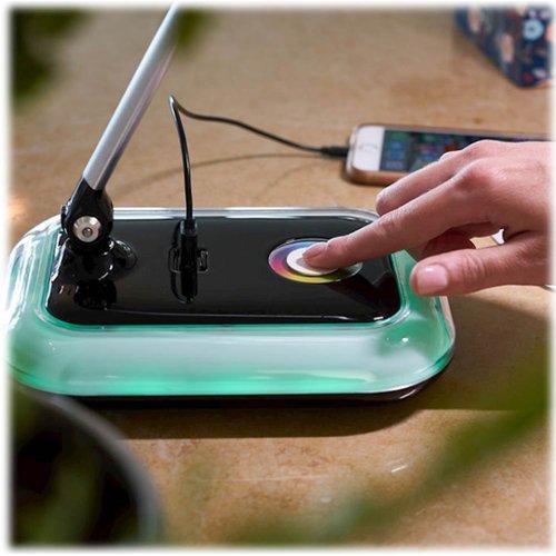 OttLite Glow LED Desk Lamp with USB Port - Black SHOP ONLINE