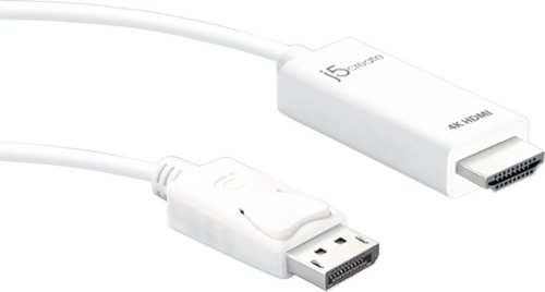 j5create - 4K HDMI DisplayPort Cable - White